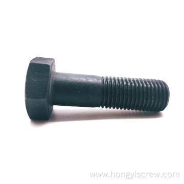 DIN931 zinc coating hex bolt with fine pitch